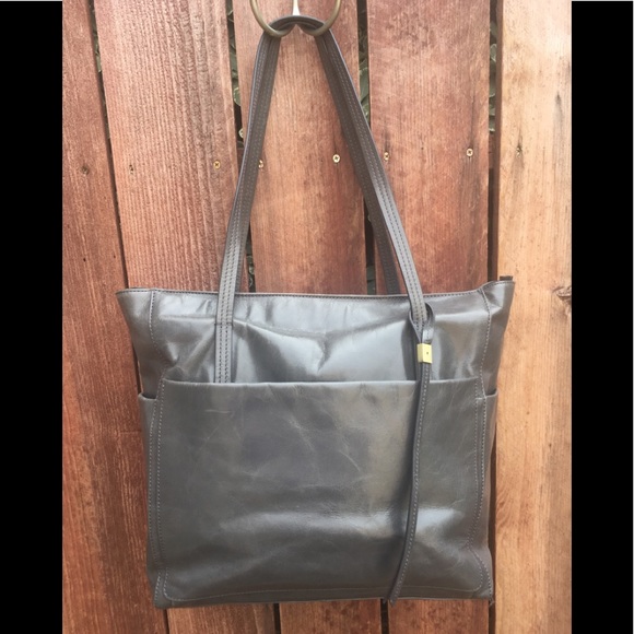 HOBO Handbags - HOBO GRAY HERO TOTE - EUC